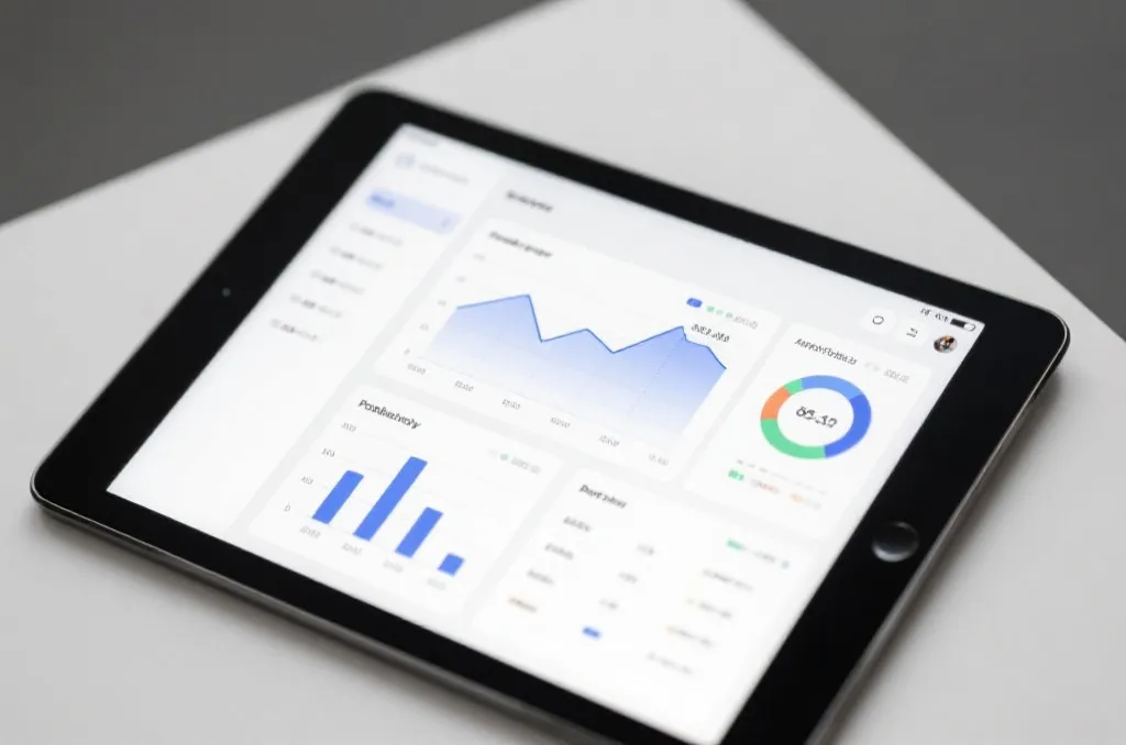 Sports analytics dashboard interface with probability charts